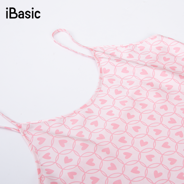 close up on satin sleep dress