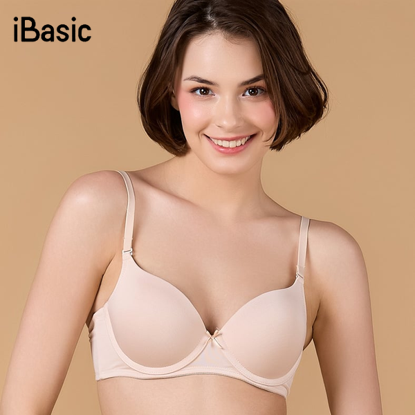 girl wearing tshirt bra