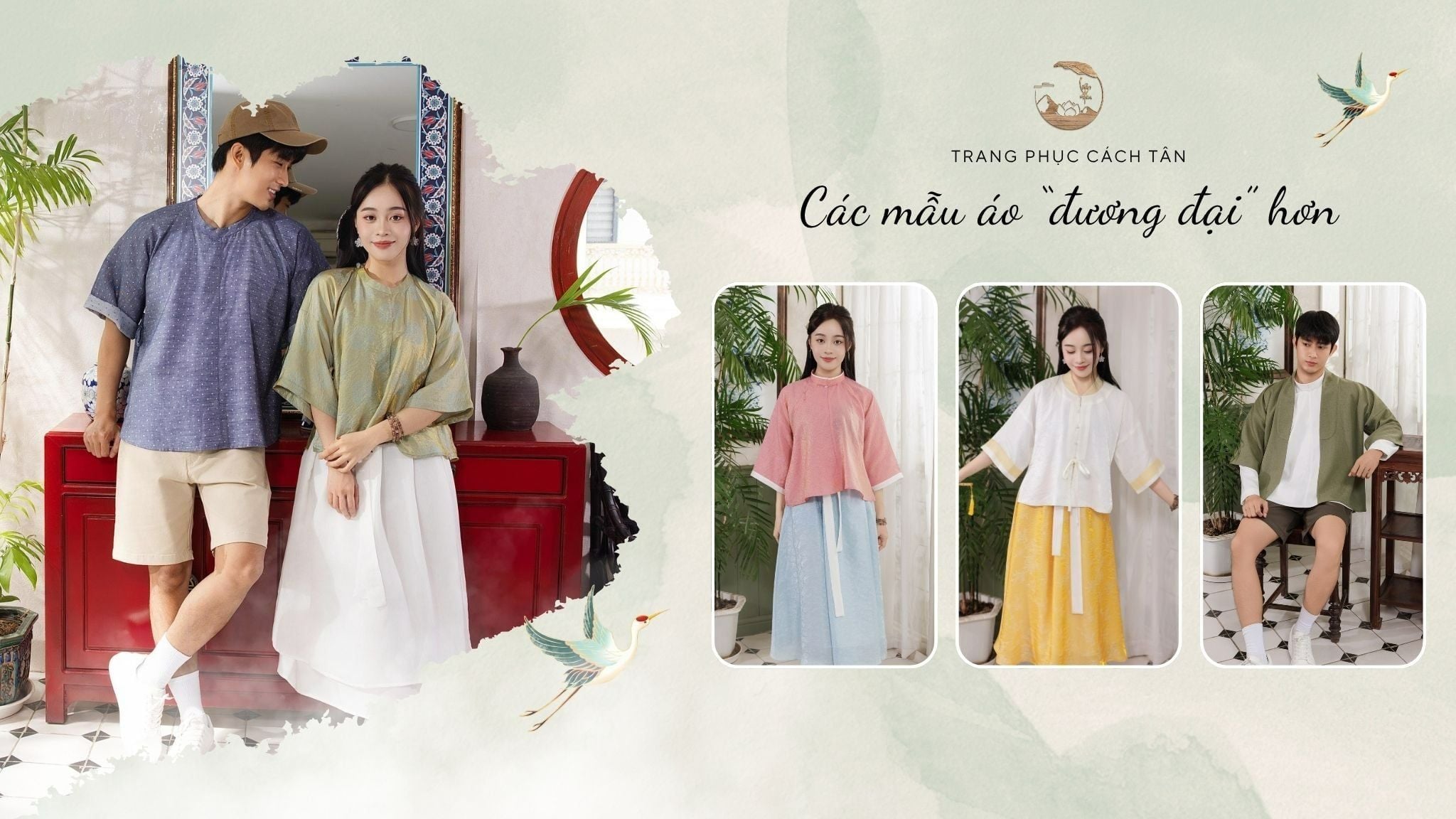 Mặc Việt phục cách tân trong ngày Tết và đời sống hàng ngày