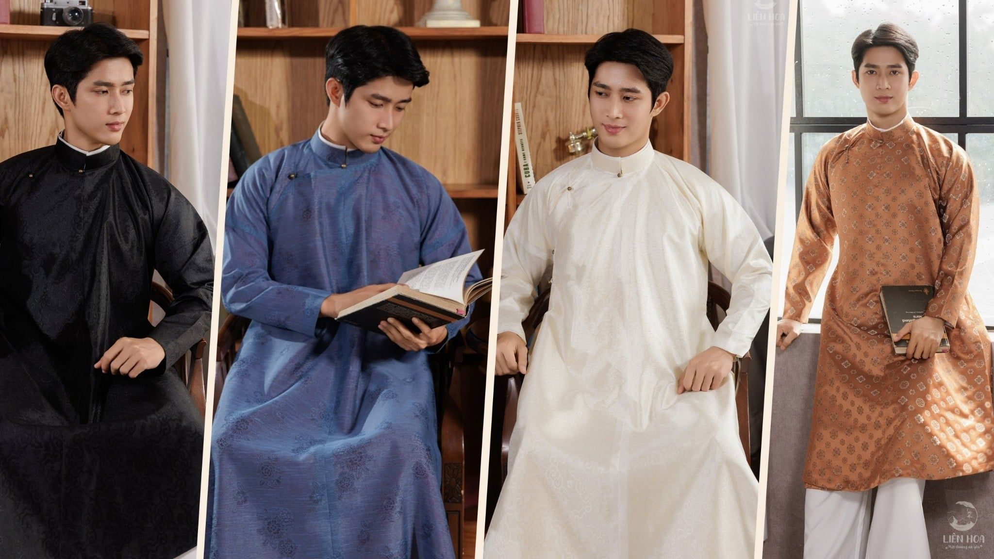 Áo dài ngũ thân - Một lựa chọn trang phục truyền thống dành cho nam giới