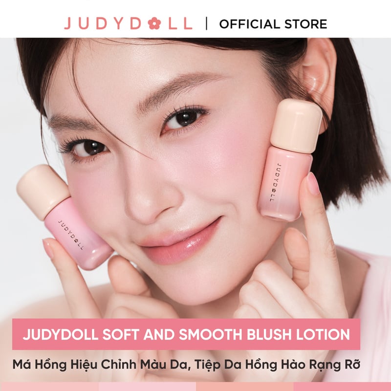 Má Hồng Kem Judydoll Soft And Smooth Blush Lotion 5g