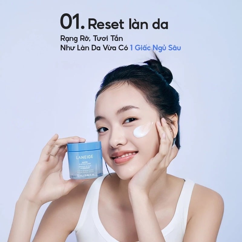 thegioiskinfood.com - Mặt Nạ Ngủ Laneige Dưỡng Da Căng Mịn Water Sleeping Mask EX