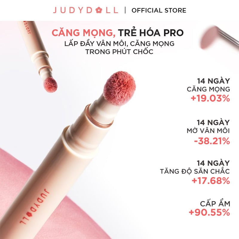 Son Kem Lì Judydoll Đầu Bông Dặm Matte Lip Cream 2.6ml