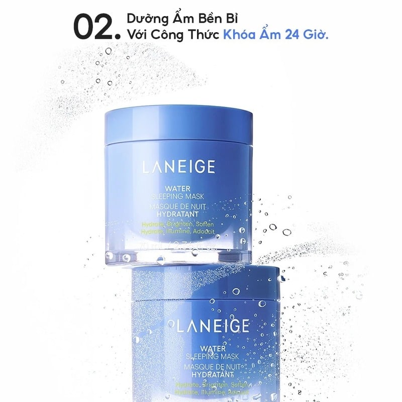 thegioiskinfood.com - Mặt Nạ Ngủ Laneige Dưỡng Da Căng Mịn Water Sleeping Mask EX