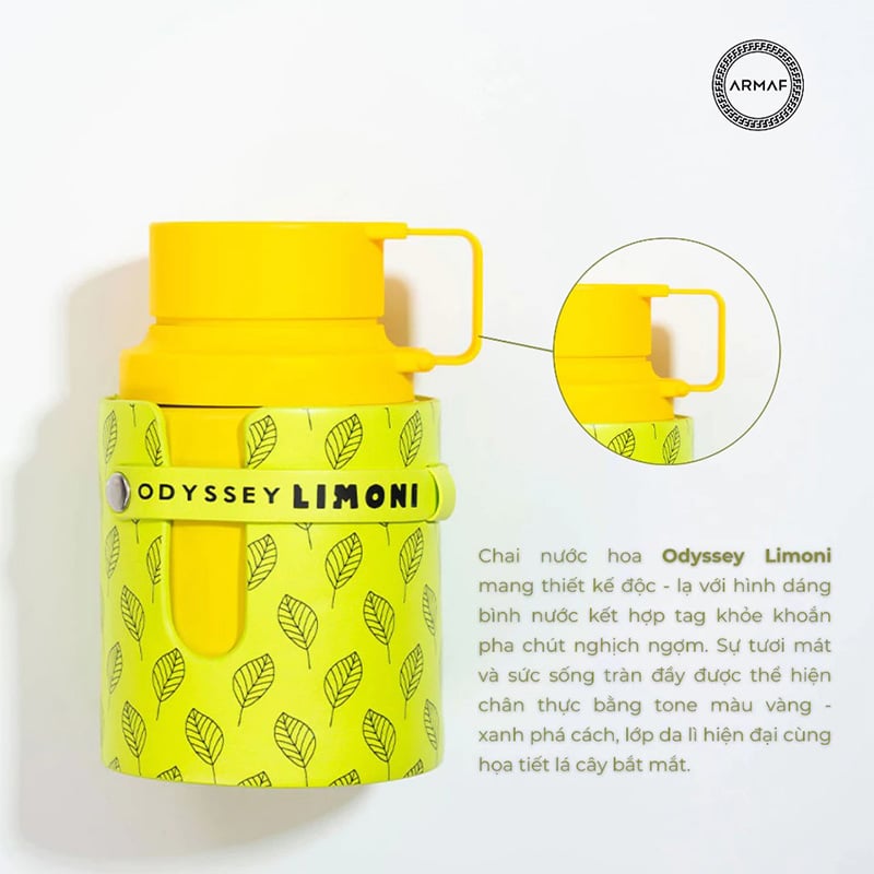 thegioiskinfood.com - Nước hoa unisex Armaf Odyssey Limoni Fresh Edition 100ml - Hương cam chanh, tươi mát