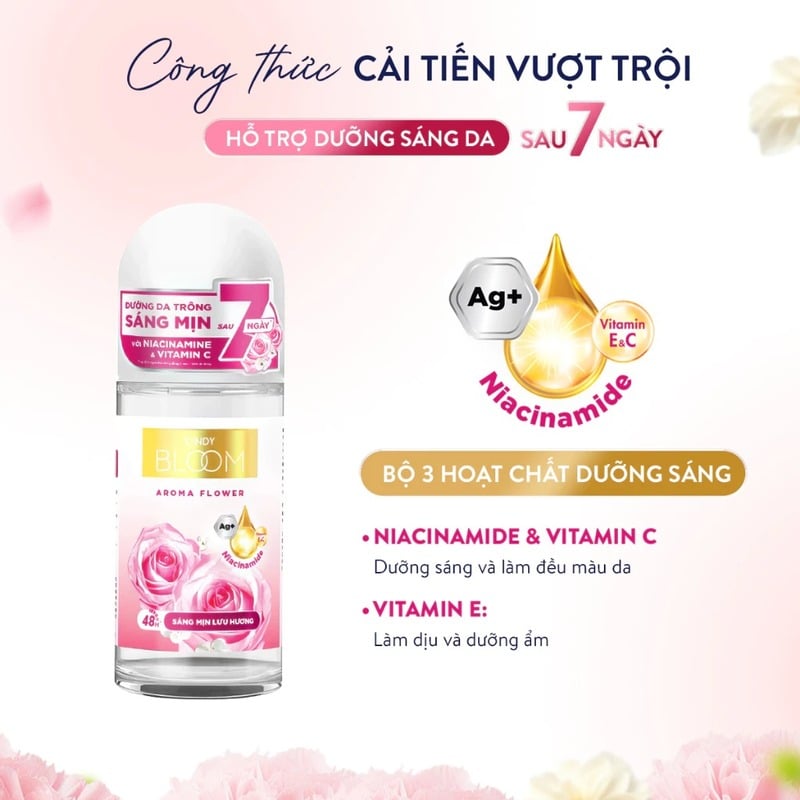 thegioiskinfood.com - Cindy Bloom Deodorant roll-on