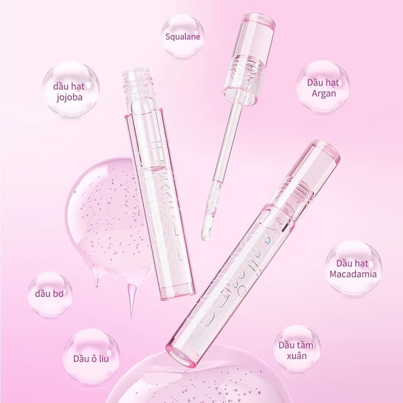 thegioiskinfood.com - Son Bóng UKISS Dưỡng Môi Căng Mọng Star Jelly Ice Lip Oil 2ml