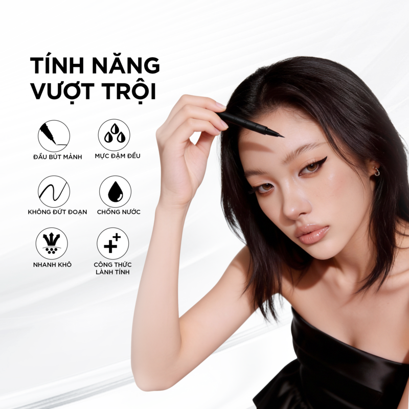 thegioiskinfood.com - Bút Kẻ Mắt Nước 24h Vacosi Waterproof Eyeliner 24H 0.6g - VM29