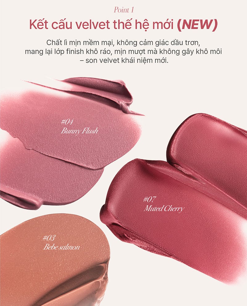 thegioiskinfood.com - Son Bùn Lì Mờ Too Cool For School Sway Lip Velvet 3.3g