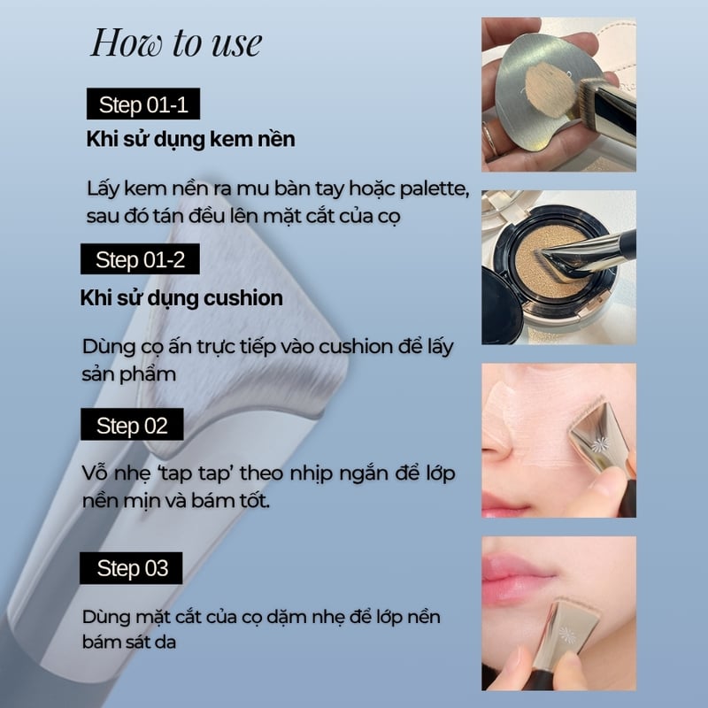 Set Cọ Nền Piccasso #FB33 Tapping Cover Foundation Brush Set