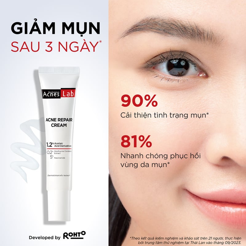 thegioiskinfood.com - Kem Dưỡng Hỗ Trợ Giảm Mụn Chuyên Sâu Acnes Lab Acne Repair Cream 20g