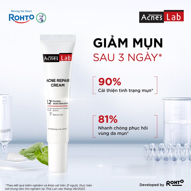 thegioiskinfood.com - Kem Dưỡng Hỗ Trợ Giảm Mụn Chuyên Sâu Acnes Lab Acne Repair Cream 20g