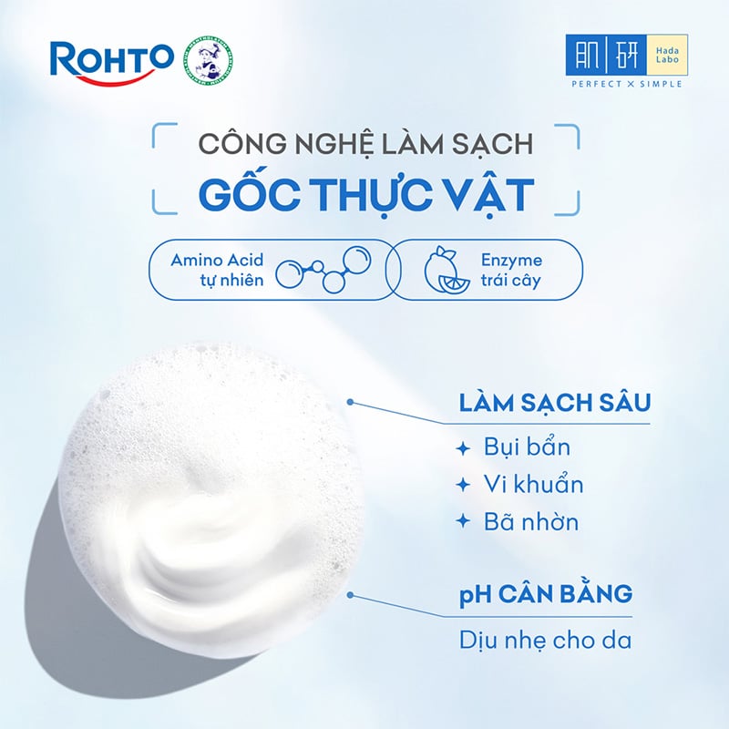 thegioiskinfood.com - Sữa Rửa Mặt Chăm Sóc Da Lão Hóa Cao Cấp Hada Labo Premium Cleanser Aging Care 100g