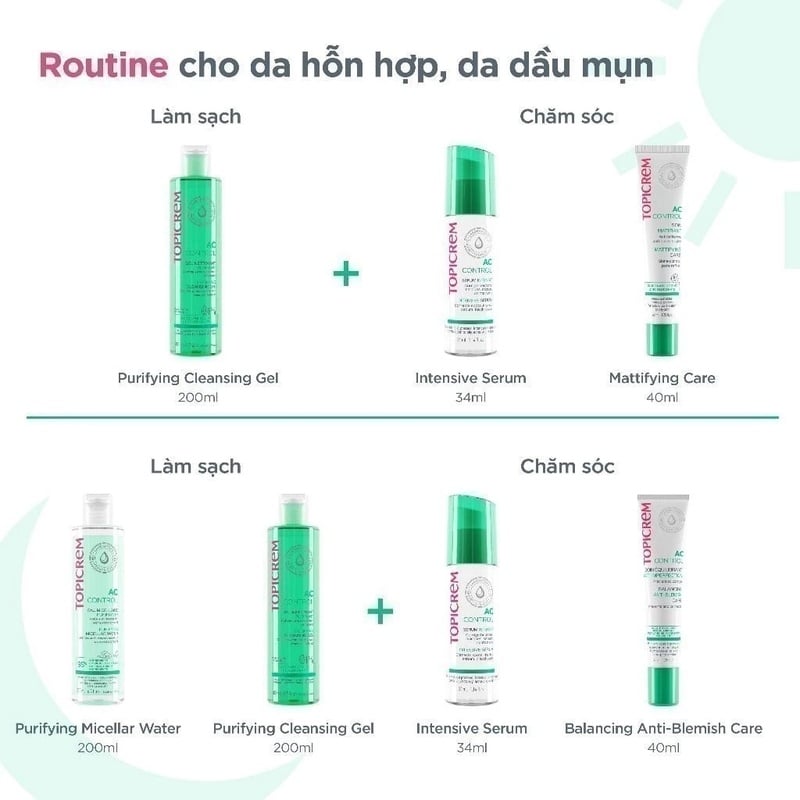 thegioiskinfood.com - Serum Hỗ Trợ Giảm Mụn, Giảm Bóng Nhờn Cho Da Dầu Mụn Topicrem Ac Control Intensive Serum 34ml
