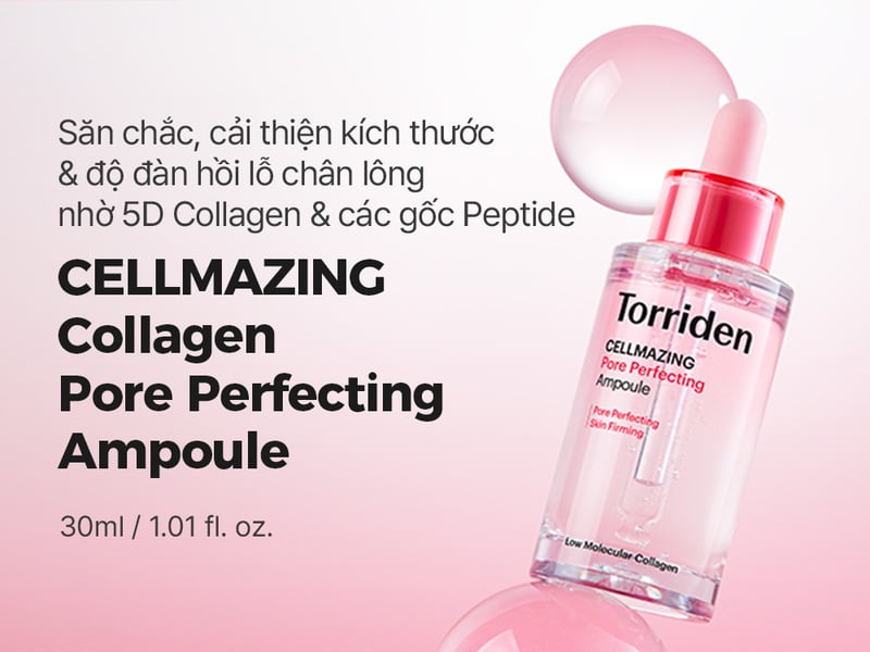 thegioiskinfood.com - Serum Torriden Chăm Sóc Lỗ Chân Lông Cellmazing Pore Perfecting Ampoule 30ml