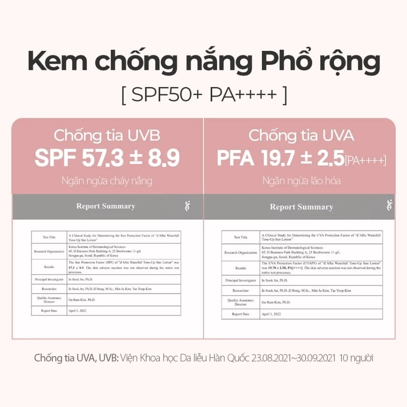 thegioiskinfood.com - Kem Chống Nắng Nâng Tông D'Alba Waterfull Tone-Up Sun Cream 50ml