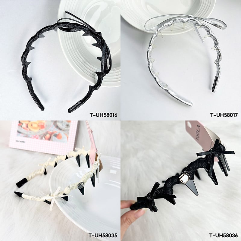 thegioiskinfood.com - Băng Đô Thời Trang Nữ TOOLA Có Răng Chống Trơn Trượt, Bờm Cài Tóc Phong Cách Hàn Quốc