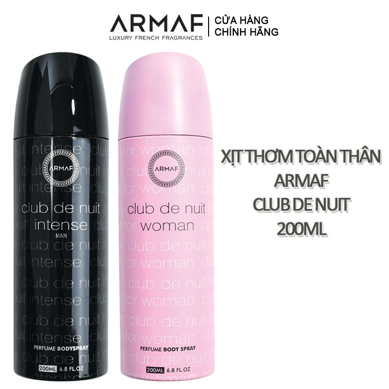 thegioiskinfood.com - Xịt Thơm Toàn Thân Armaf Club De Nuit Body Perfume 200ml