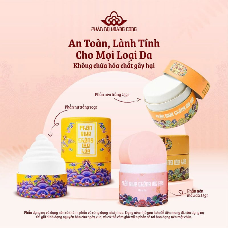 thegioiskinfood.com - Phấn Nụ Hoàng Cung Ngăn Ngừa Mụn (Màu xanh)
