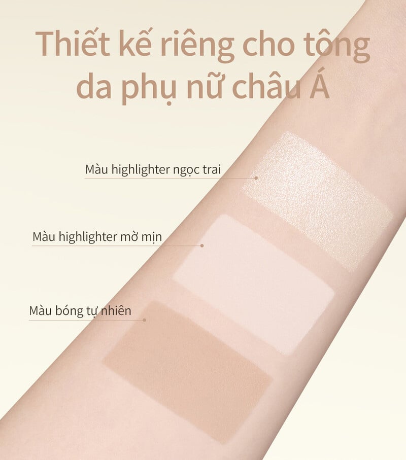 Bảng Tạo Khối Đa Năng Mooekiss Three-Color Sculpting Palette