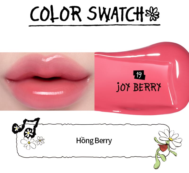 thegioiskinfood.com - Son Bóng Cho Môi Căng Mọng Romand X ZO&FRIENDS Glasting Color Gloss 4g