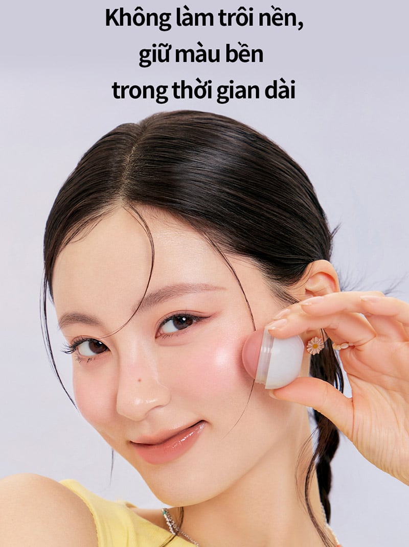 thegioiskinfood.com - Má Hồng Dạng Lăn Romand X ZO&FRIENDS Juicy Roll Cheek & Puff Set 8.4g