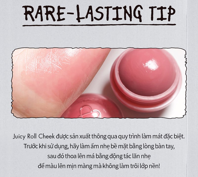 thegioiskinfood.com - Má Hồng Dạng Lăn Romand X ZO&FRIENDS Juicy Roll Cheek & Puff Set 8.4g