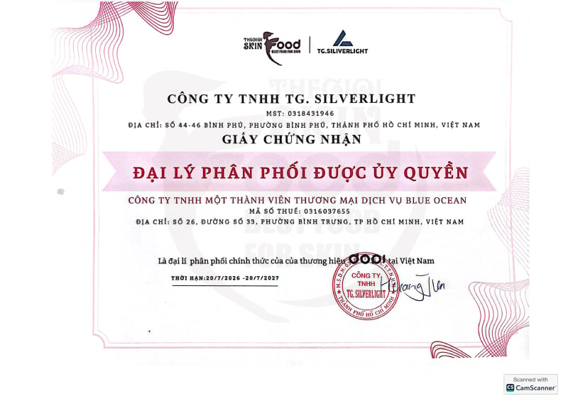 chứng nhận dopi
