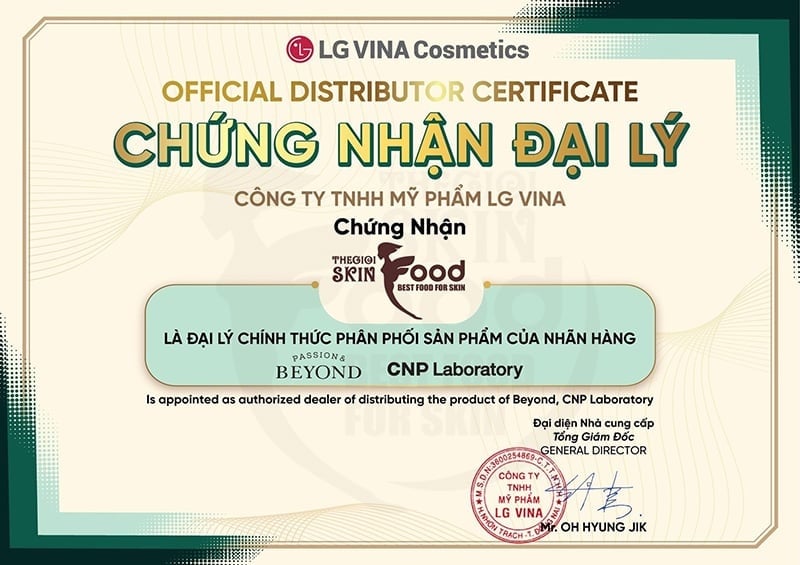 Thế Giới Skinfood - Đại lý phân phối chính hãng các sản phẩm CNP tại Việt Nam