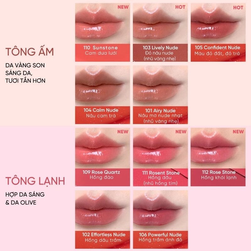 Son Dưỡng Có Màu Dưỡng Ẩm, Căng Bóng Judydoll Stay Shine Lipstick 3g