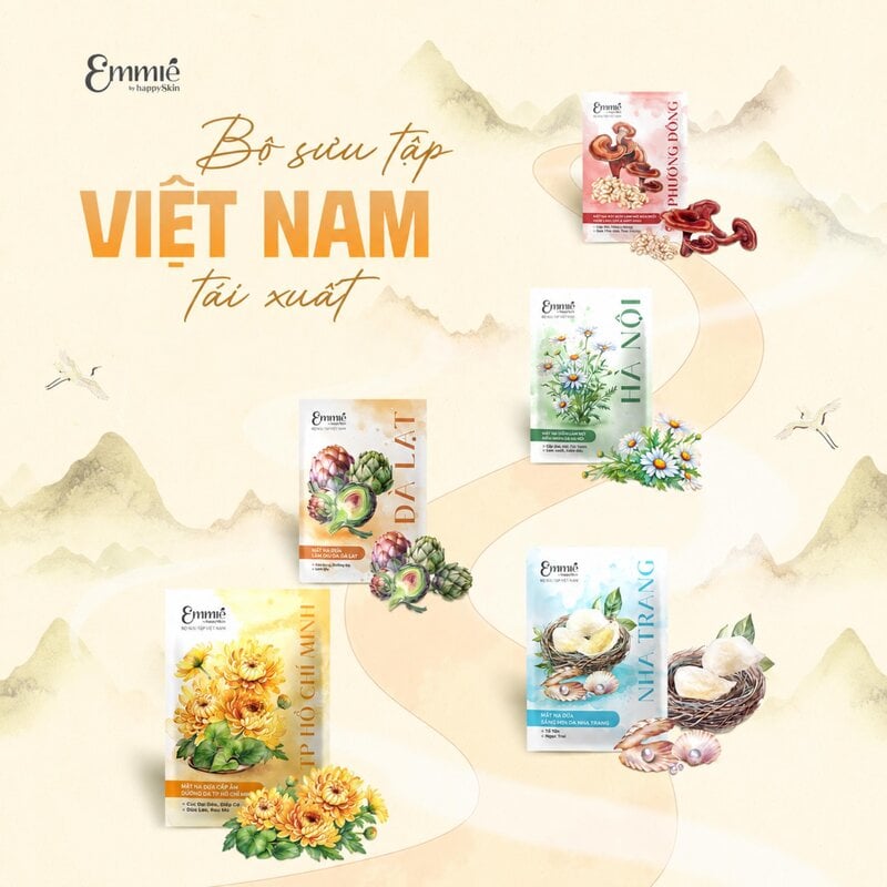 Mặt Nạ Phôi Dừa Giúp Cấp Ẩm, Làm Mềm Da Emmié By Happyskin Bio-Cellulose Beauty Mask 25g