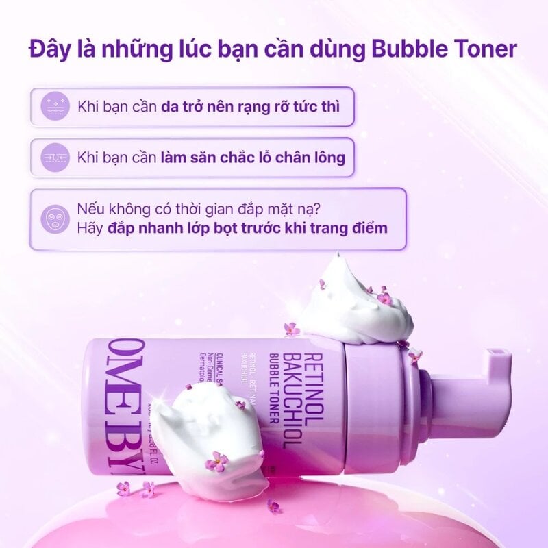 Nước Hoa Hồng Some By Mi Retinol Bakuchiol Bubble Toner 100ml
