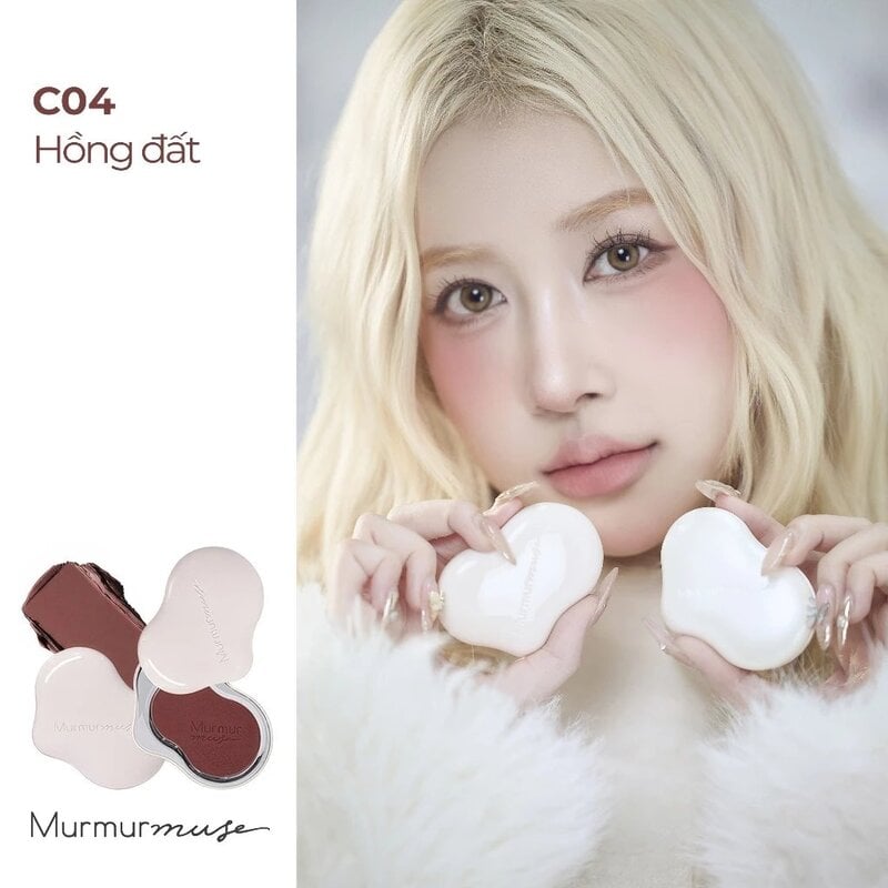 Phấn Má Hồng Đám Mây Mịn Lì Murmurmuse Light Powder Cream Blush 5g