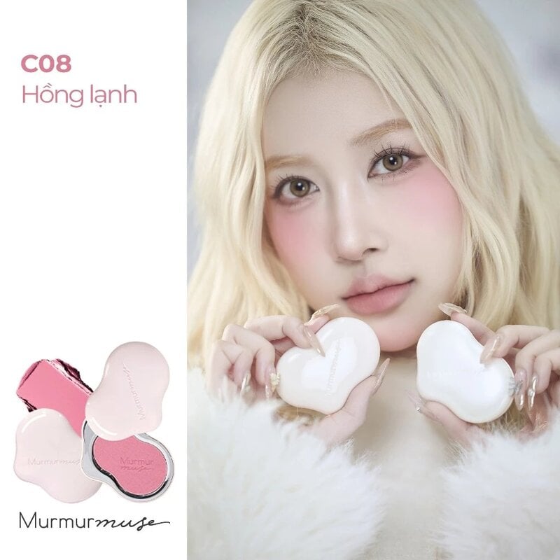 Phấn Má Hồng Đám Mây Mịn Lì Murmurmuse Light Powder Cream Blush 5g