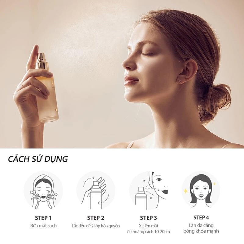 Serum Tinh Chất Dưỡng Căng Bóng Da d'Alba White Truffle First Spray Serum 100ml
