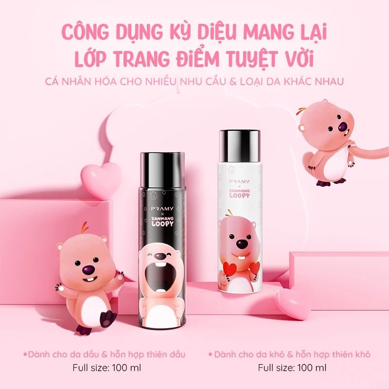 thegioiskinfood.com - Xịt Khóa Nền Cố Định Trang Điểm Pramy Setting Spray Finish