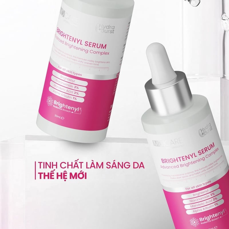 Serum Hỗ Trợ Dưỡng Sáng Da MD CARE Professional Brightenyl Serum Advanced Brightening Complex 30ml