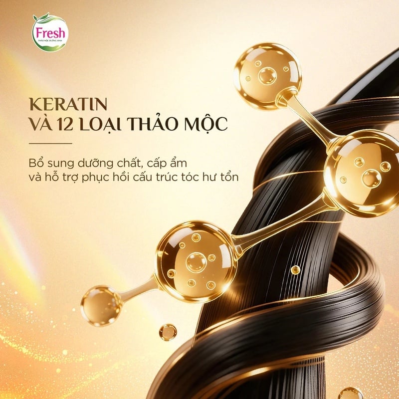 thegioiskinfood.com - Kem Ủ Tóc Fresh Thảo Mộc Dưỡng Sinh Phục Hồi & Dưỡng Mượt Tóc Hư Tổn 220g