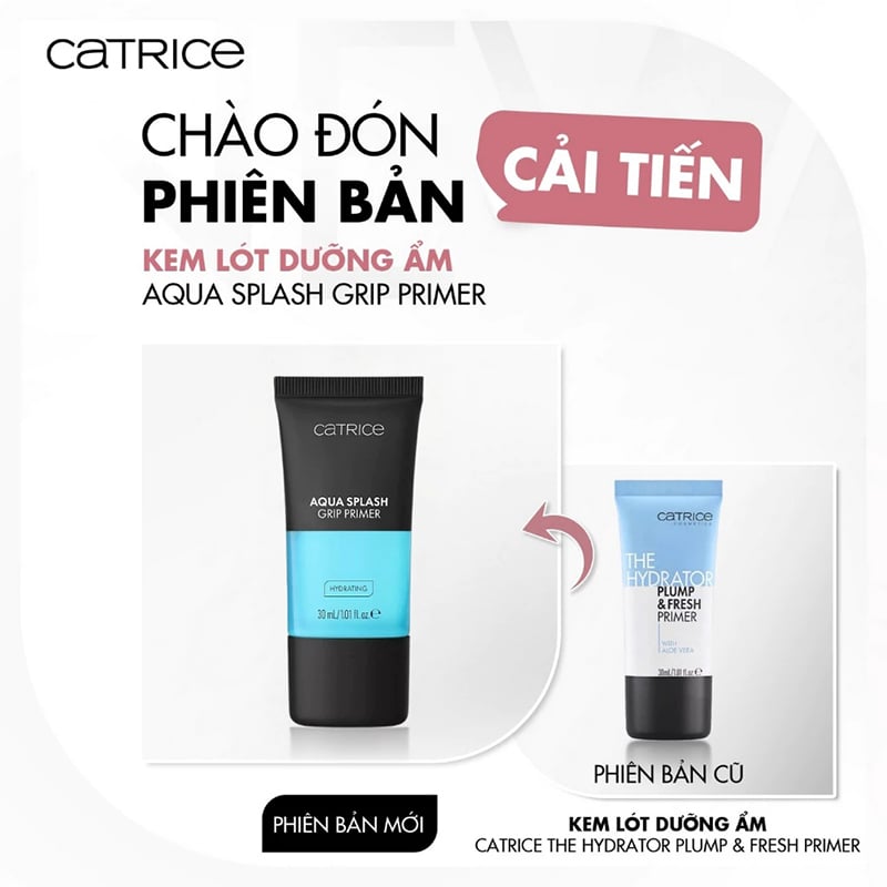 Catrice Aqua Splash Grip Primer 30ml (Xanh Dương Đậm)