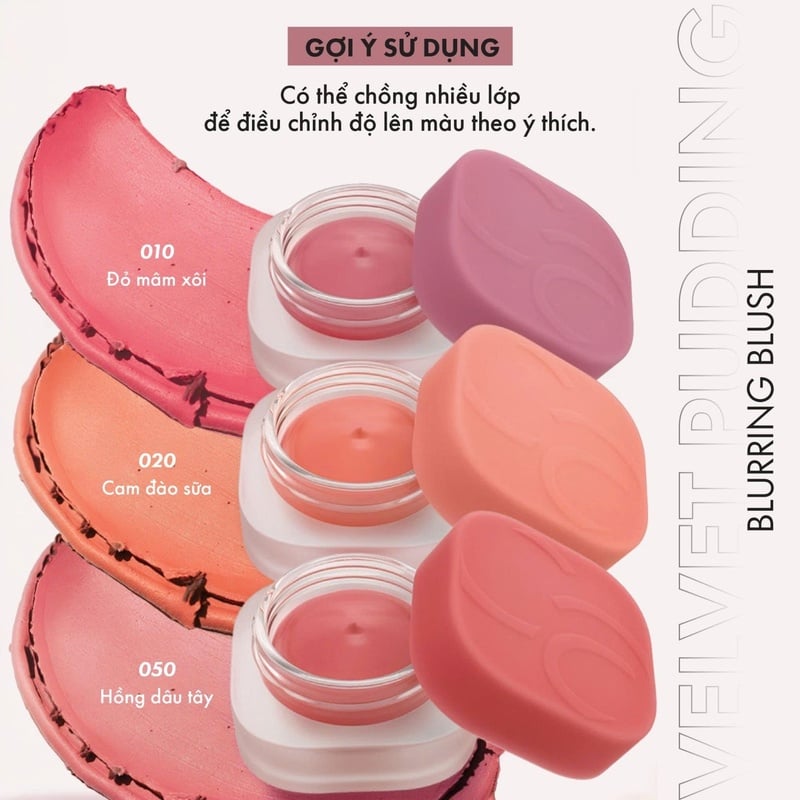 thegioiskinfood.com - Má Hồng Kem Catrice Velvet Pudding Blurring Blush 5g
