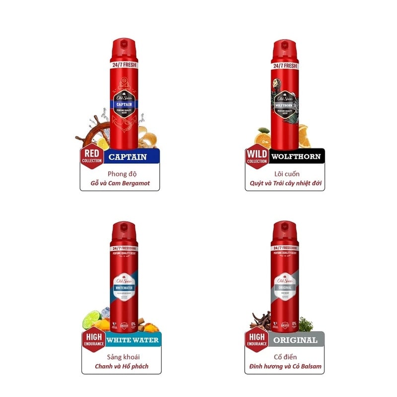 Xịt Thơm Khử Mùi Toàn Thân Old Spice Deodorant Body Spray 150ml