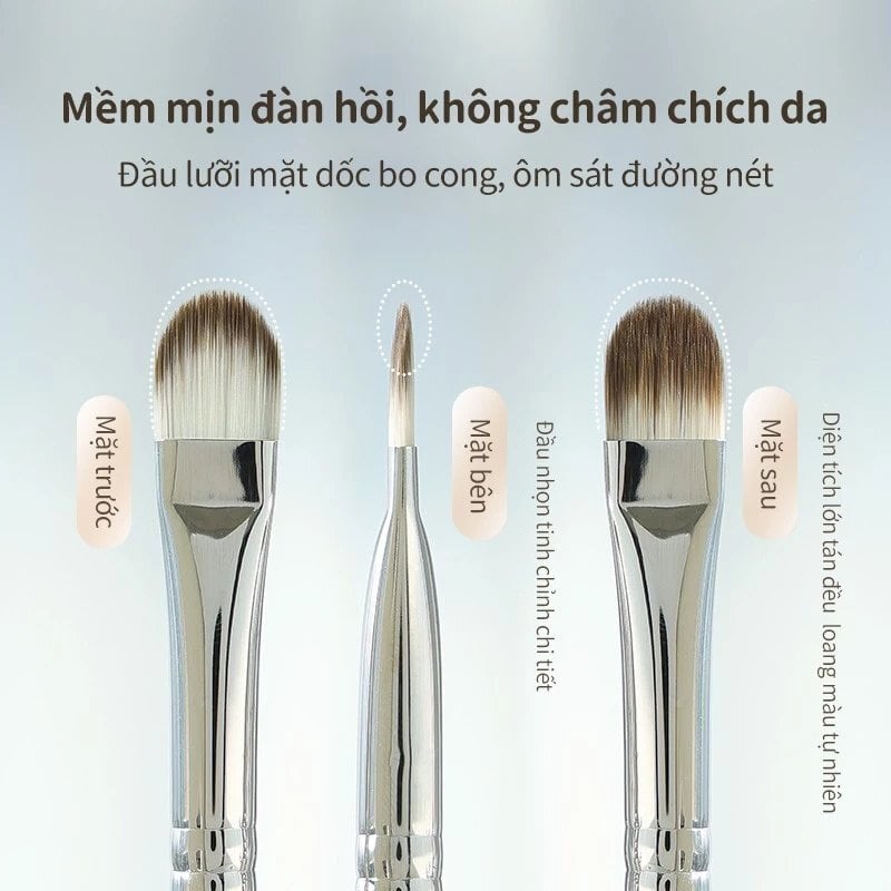 Cọ Che Khuyết Điểm Guoxiaoniu Rose Gold #398 Concealer Brush