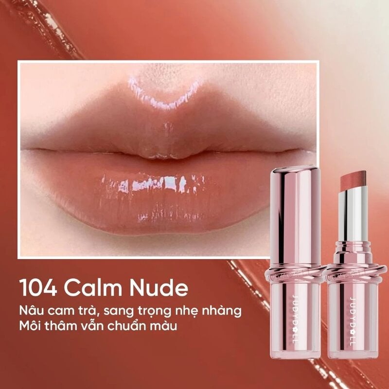 Son Dưỡng Có Màu Dưỡng Ẩm, Căng Bóng Judydoll Stay Shine Lipstick 3g