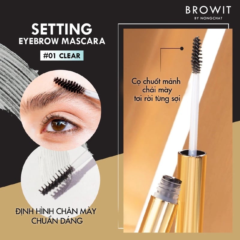 thegioiskinfood.com - Mascara Định Hình Chân Mày Browit Setting Eyebrow Mascara 2g