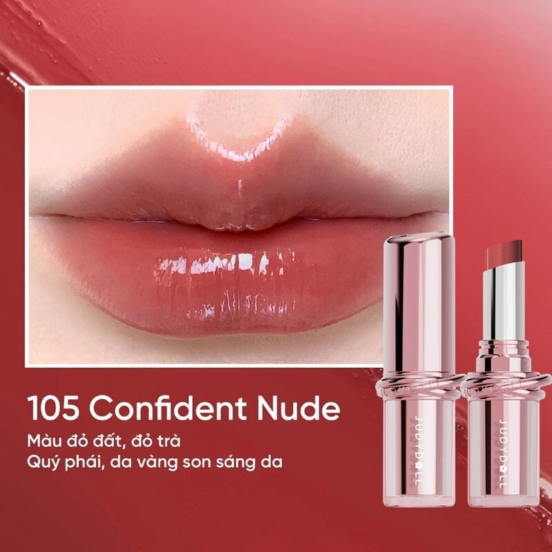 Son Dưỡng Có Màu Dưỡng Ẩm, Căng Bóng Judydoll Stay Shine Lipstick 3g