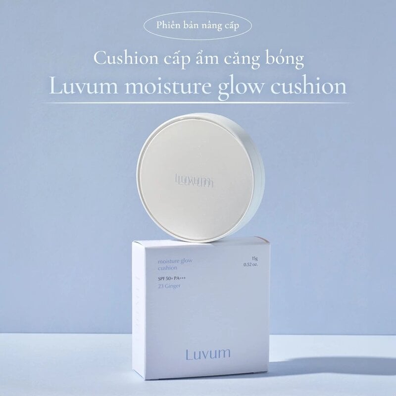 Phấn Nước Cấp Ẩm Căng Bóng Da Luvum Moisture Glow Cushion SPF50+ PA+++ 15g