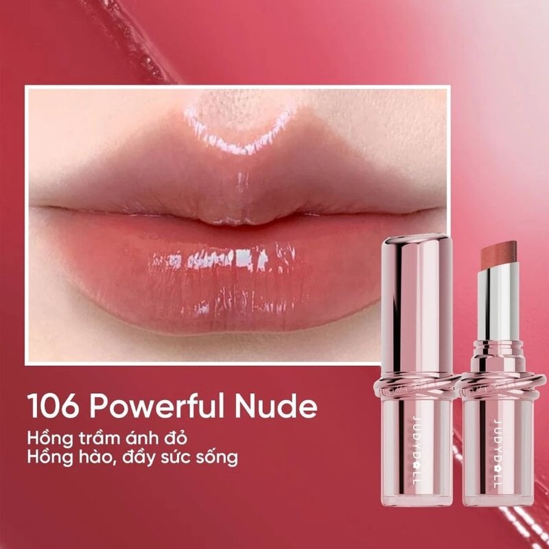 Son Dưỡng Có Màu Dưỡng Ẩm, Căng Bóng Judydoll Stay Shine Lipstick 3g