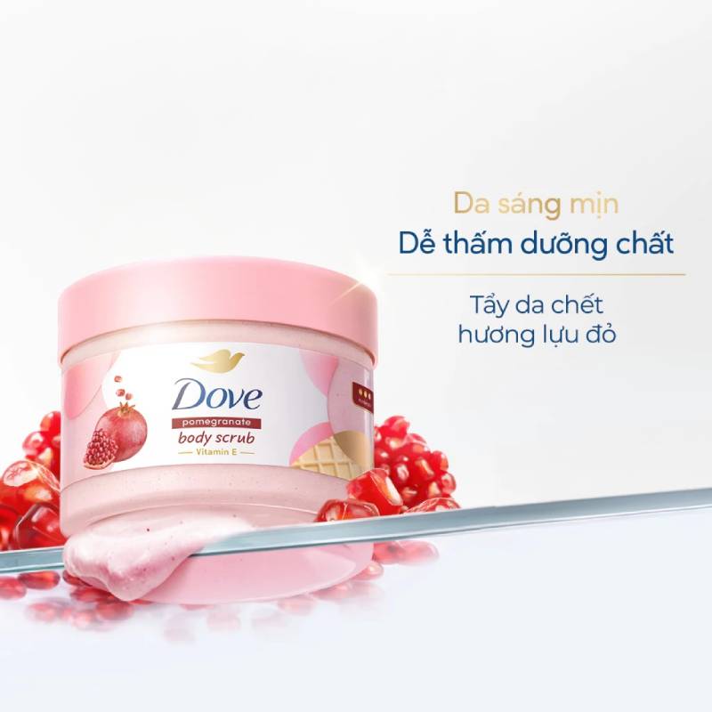 Tẩy Tế Bào Chết Body DOVE Chăm Da Sáng Mịn Body Scrub