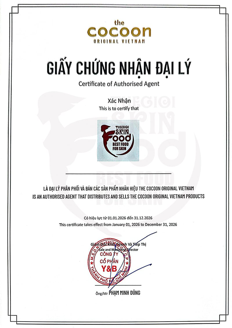 Thế Giới Skinfood - Đại lý phân phối chính hãng các sản phẩm Cocoon tại Việt Nam