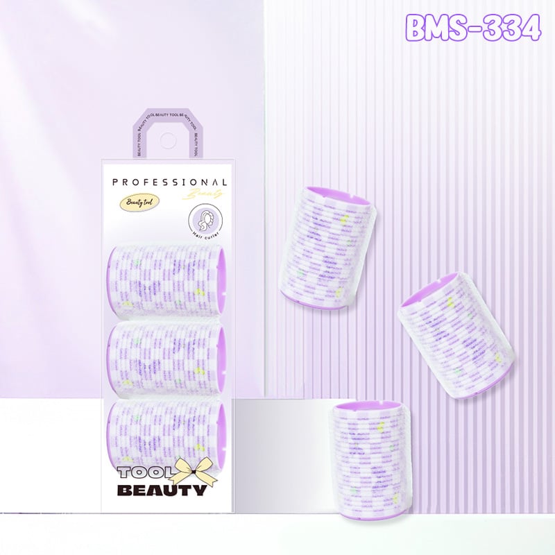 thegioiskinfood.com - Idealful Curling Hair Tools - BMS-328: 1 lô cuốn tóc tự dính và 1 kẹp cá sấu